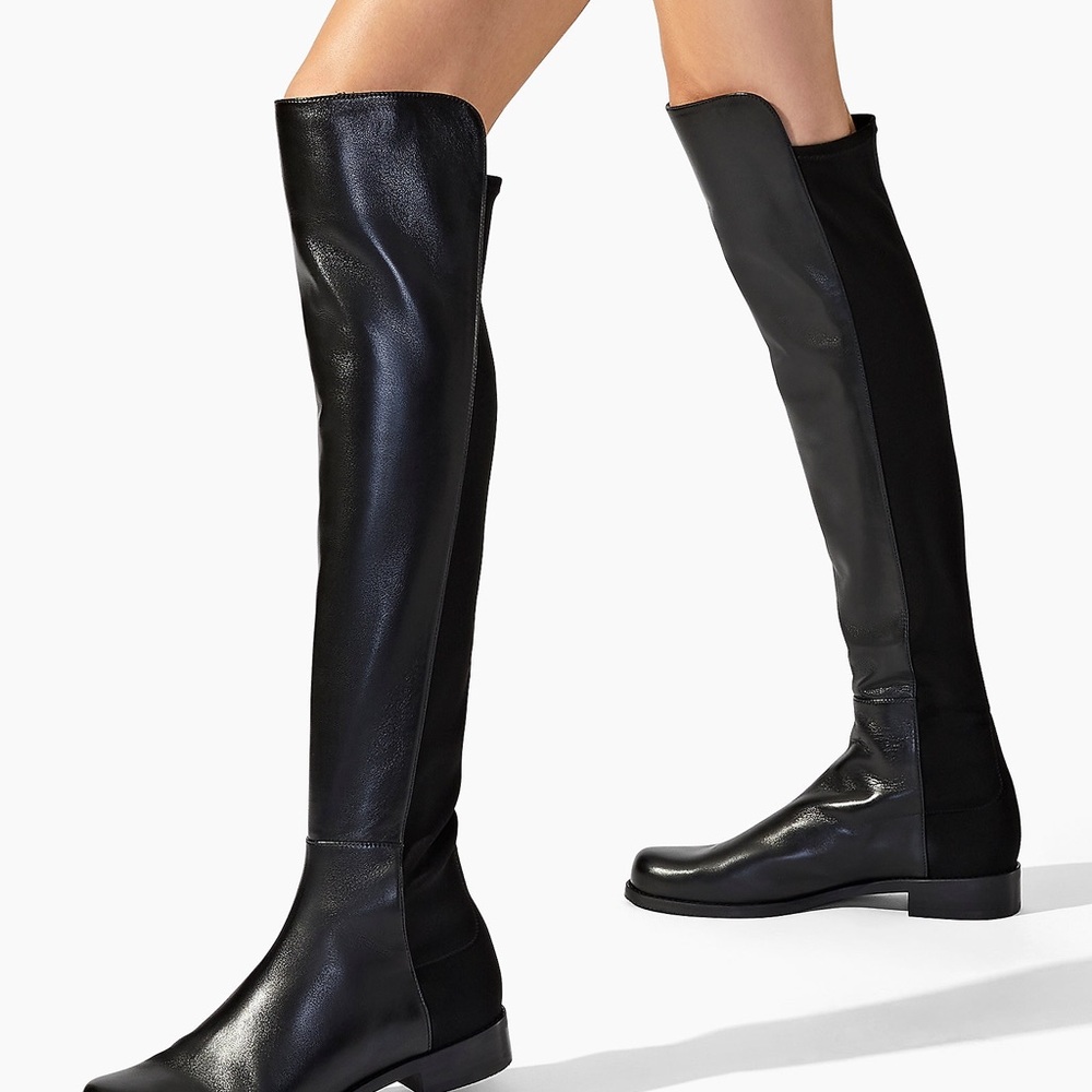 New Stuart Weitzman over-the-knee
5050 boots Black leather Size6.5
$795